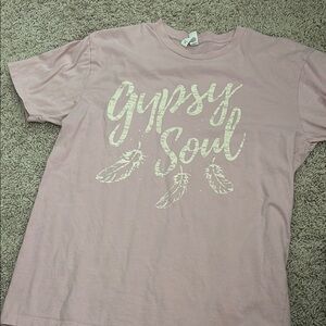 Pink 'Gypsy Soul' Graphic T-Shirt